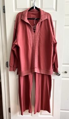 aerie Dusty Rose Pullover Sweatshirt